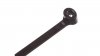 Opaska kablowa 360x4,5 czarna UV 2-LOCK zęby stalowe BMTN3749 /100szt./